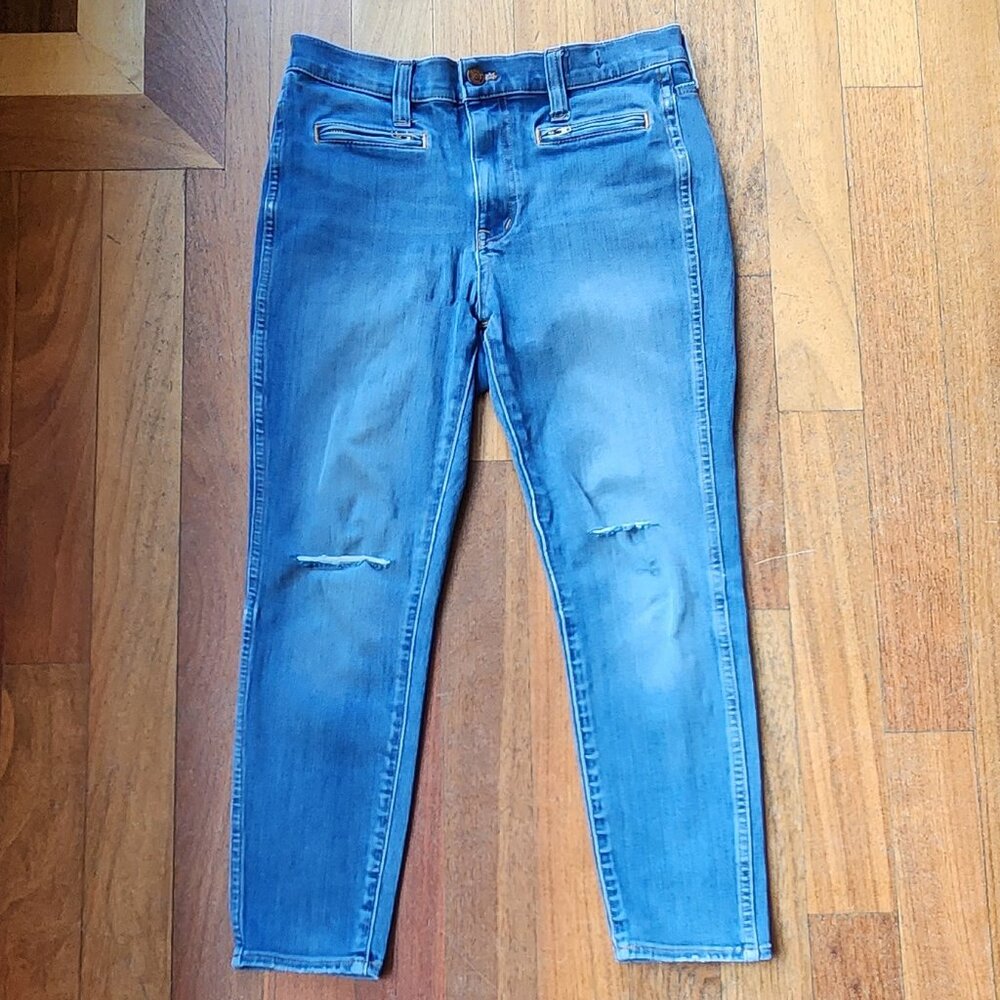 Madewell Medium Wash Denim Roadtripper Jeggings Size 27 Petite